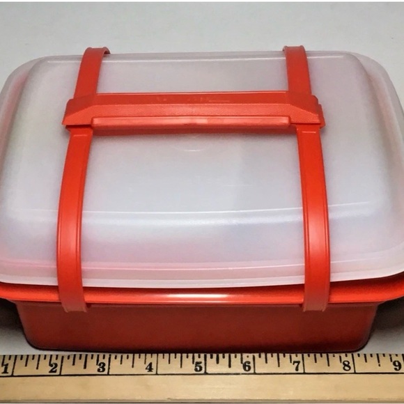 Tupperware Red Food Storage Set - Picture 2 of 8